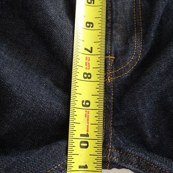 Everlane Mid Rise Skinny Denim Jeans Men Size 32 Regular Dark Wash Blue - Picture 8 of 10